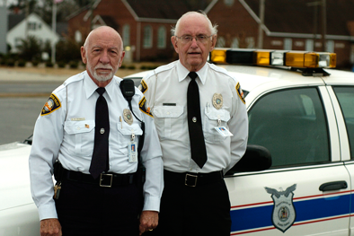 Sentinels Rybolt and Johnson in uniform.