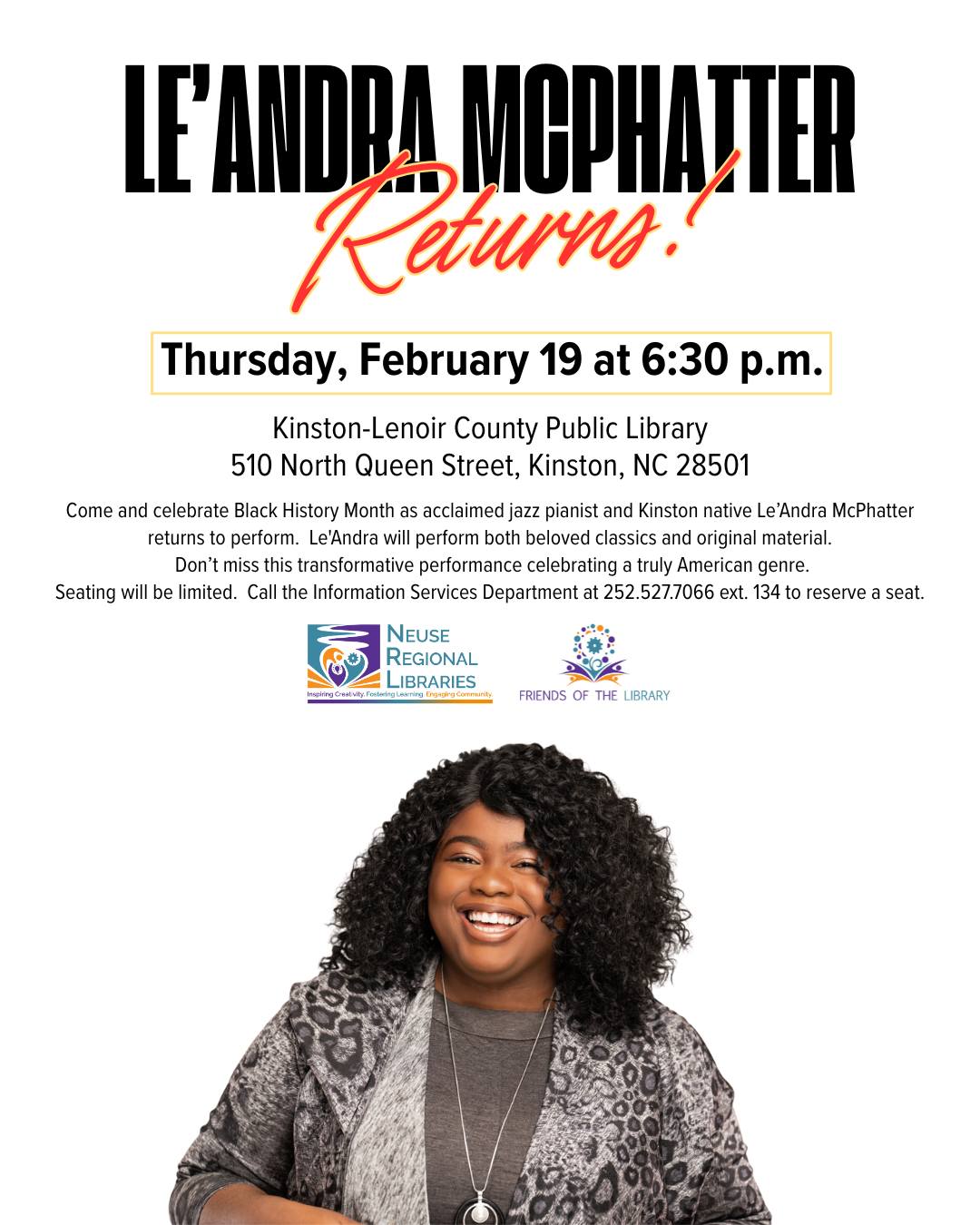 LeAndra McPhatter Returns!