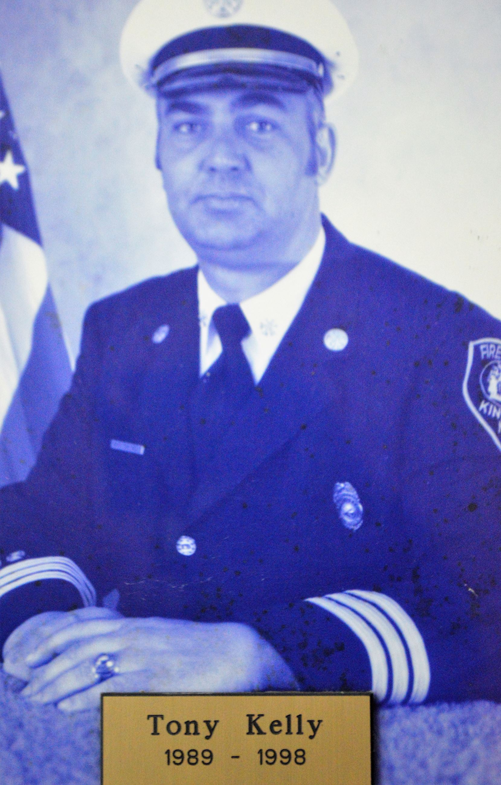 The Late Fire Chief Anthony Kelly Served from 1989 - 1998