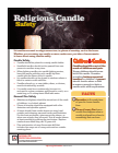 Religious Candle Fire Safety Tips Opens in new window